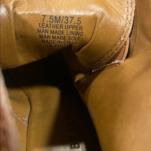 Lucky Brand Brown Leather Ankle Boots - Picture 6 of 6